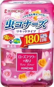 Amazon 虫コナーズ リキッドタイプ 180日用 ローズフラワーの香り 虫よけ 消臭 芳香 虫コナーズ ドラッグストア