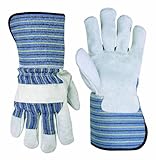 Custom Leathercraft 2048XL Work Gloves with Leather Palm and 4.5-Inch Safety Cuff Extra Large [並行輸入品