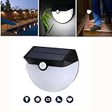 ソーラーパワードPIRモーションセンサーLEDライト防水屋外庭の風景の壁ランプ