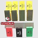 Diamond Hand Polishing Pads for Stone/Concrete - Set of 7 Pcs [並行輸入品]