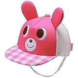 ミキハウス ホットビスケッツ(MIKIHOUSE HOT BISCUITS) お顔がどん メッシュキャップ〈SS-M (46cm-52cm)〉 S (48-50cm) ピンク