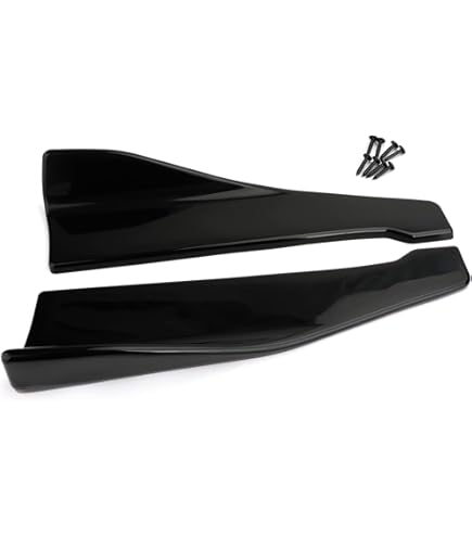 Amazon | ZXSDJKSD 車フロントバンパーリップディフューザーサイド