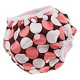 Baosity 全８種類　赤ちゃん　水着　パンツ　スイミングパンツ　オムツパンツ　水遊びパンツ　再利用可能 - ピンク