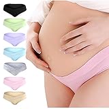 Spinas(スピナス) マタニティー ショーツ クロスタイプ 浅履き インナーパンツ 7枚セット (L, ７色セット)