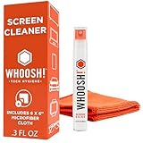 WHOOSH 液晶クリーナー スマホ 液晶モニタ用　抗菌クロスセット（Ｍ） Screen Shine Go 30ml 31030MLSSR