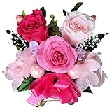里の花　バラのプリザーブドフラワー アレンジメン ピンクミックス ケース入り