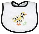 Raindrops Duck Appliqued Bib, Black by Raindrops [並行輸入品]
