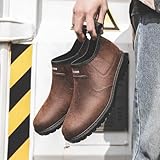 メンズ おしゃれ レインシューズ 41(25.5cm) ブラウン