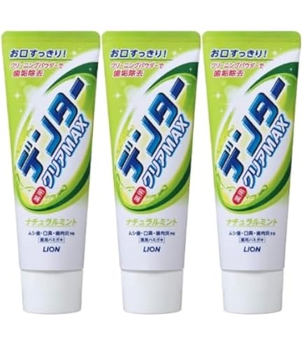 Amazon | 【ライオン】デンタークリアMAX スペアミント 140g