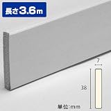 PVC製モールディング　巾木・廻り縁・チェアレール　サンメントPVC　PVC製　NPV399