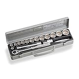 トネ(TONE) ソケットレンチセット 760M 差込角12.7mm シルバー 内容17点