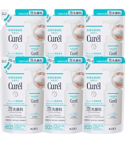 Amazon | 《セット販売》 花王 キュレル 潤浸保湿 泡洗顔料 つめかえ用