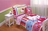 Hello Kitty 4pc Toddler Bedding Set [並行輸入品]