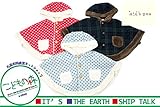 【子供服】 kids zoo (キッズズー) 裏モケットドット・ブラックウォッチ柄キルトマント S W62105