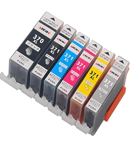 Amazon.co.jp: ZAZ BCI-371XL+370XL/6MP ×2セット canon 互換インク IC