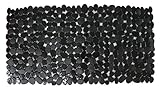 JustNile 14 " x 28 " Pebblesノンスリップ浴槽安全マット – ブラック