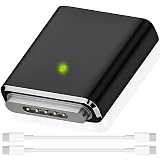 Xiatiaosann USB Cからマグネット式3ポート充電アダプター、240W Type-CメスからMag-Safe 3オス充電アダプター（MacBook Pro 2023、BookAir 2022、BookPro 2021対応）、Type-C充電ケーブル付属
