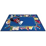 Joy Carpets Kid Essentials Language & Literacy Read to Succeed Rug Multicolored 5'4 x 7'8 [並行輸入品]