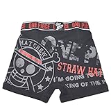 ワンピース ONEPIECE ボクサーブリーフ ニットトランクス 下着 肌着 inn18 160cm ブラック