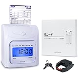 VOICE(ヴォイス) タイムレコーダー【コスト重視のシンプル機能】VT-1000本体 タイムカード200枚付き