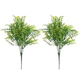 Zhhlinyuan 2 x Fake Artificial Plant Floral Leave Foliage Home Office Wedding Decoration 4281#