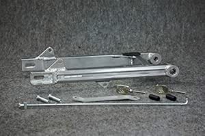 Amazon Kepspeed製 スーパーカブ用スイングアーム 純正長 ｍ１２ロング2ｍｍアクセルシャフト付属 バイク用スイングアーム 車 バイク