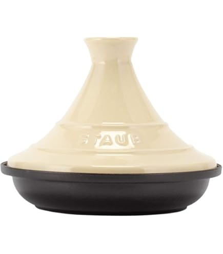 Amazon｜ストウブ(Staub) 「 タジン鍋 アイボリー 28cm 」 鋳物
