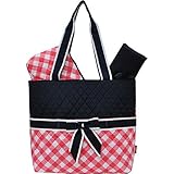 Plaid Checkered Pattern Print 3pc set Diaper Bag by NGIL [並行輸入品]