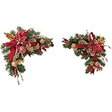 HolidayフローラルPine ConeコーナーBouquets