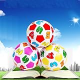 Baby Football Rattles with Smallの数の認識さデジタルバンドベルカラフルボール手のインテリジェンスのギフト3ヶ月子供用上1個