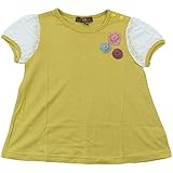 【H28年春夏物】 nico hrat(ニコフラート) 製品洗い加工済み 42/2天竺ヨーヨーTシャツ 80cm/YE NO.B-260109