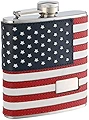 Personalized 6ozステッチAmerican Flagフラスコ