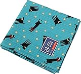 夢二 シャンタンチーフ 黒ねこ