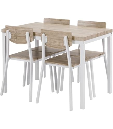 Amazon｜JvFun ダイニングテーブルセット 4人用 だいにんくテーブル