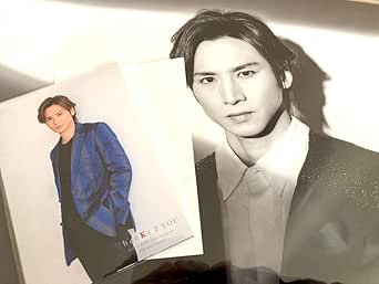 Amazon Kinki Kids 堂本光一 クリアファイル オリジナルフォトセット Thanks 2 You コンサート 19 公式グッズ 公式写真１種 アイドル 芸能人グッズ 通販