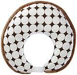 Dots blue/chocolate nursing Pillow cover only by Bacati