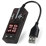 KW203 USB電流および電圧検出器USB電流電圧計モバイルパワーテスター