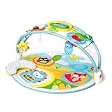 赤ちゃんの自然な表情を撮影できる！ビタミンカラーが可愛いベビージム プレイマット (ddw09)