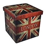 ボックススツール 折りたためる 収納ボックス スツール No.6 合成皮革