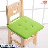 Baibu Home ジュニアシート クッション　座布団　通気性 ベビーチェアークッション 子供 食事 クッション 30cm 椅子用 丸洗える グリーン