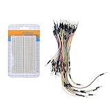 ランフィー プロトタイプボード400穴Breadboard + 65pcs Breadboardジャンプケーブル