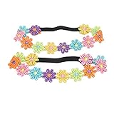 ReFaXi ベビー＆キッズ　ヘアバンド　かわいいお花デザインの髪飾り バンド  伸縮性がある  赤ちゃんに最適！（ 2本セット）