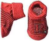 NCAA Rutgers Scarlet Knights幼児ストライプギフトボックスブーティ、新しい生まれ、レッド/ブラック