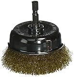 Vermont American 16783 3-Inch Coarse Wire Cup Brush with 1/4-Inch Hex Shank for Drill [並行輸入品]