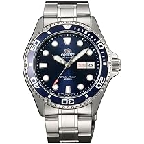 Amazon | Orient Ray II 自動巻き ブルーダイヤル メンズ