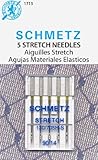 SCHMETZ Stretch (130/705 H-S) Sewing Machine Needles - Carded - Size 90/14 by Schmetz