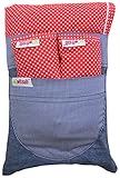 ヤトミ mineneベビーカーシート&リバーシブル サッキングパッド レッドドット