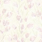 Brewster 2532-20470 Jessamine Tulips Wallpaper, Lavender by Brewster