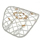 DealMuxカーベージュ弾性ベルト織り込まビーズ腰椎バックサポートウエストブレースクッション