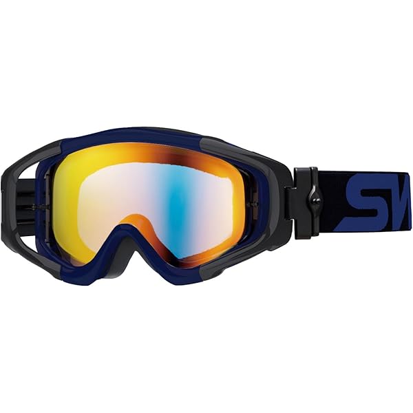 Amazon.co.jp: [100%] STRATA2 ブラック ミラーシルバー ゴーグル : 車